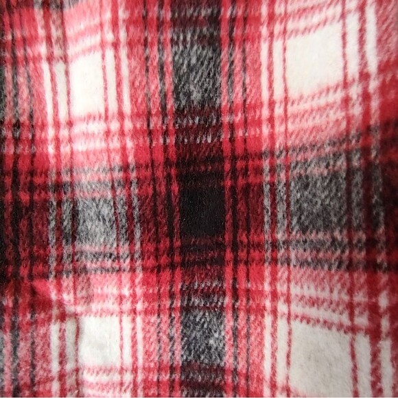 Islis Red Black Wool Plaid Mini Skirt Fully Lined. XL NWT - Picture 4 of 7